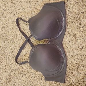 Victoria's Secret Lined Demi Body by Victoria 38DDD grey Bra
